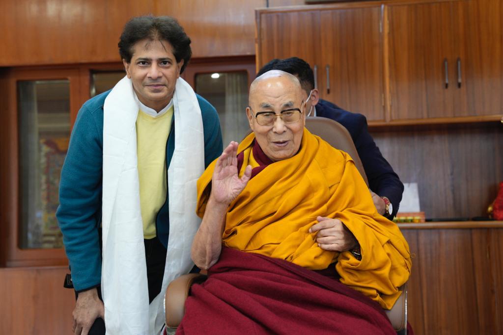 navin giri with dalai lama sir
